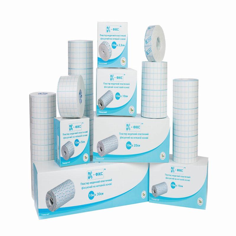 Пластир К-фікс® еластичний фіксуючий на нетканій основі 5м х 2,5см, №1